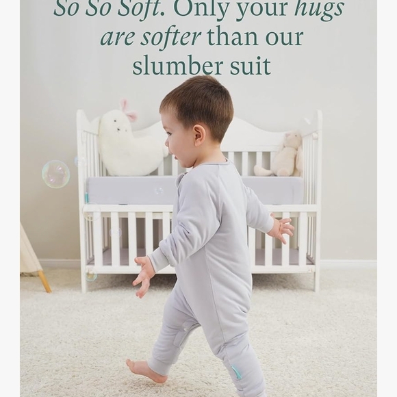 NIB Purcomfy Navy Blue Toddler Age 2-4/38-50lb Bamboo Sleep Suit XL - Picture 3 of 9